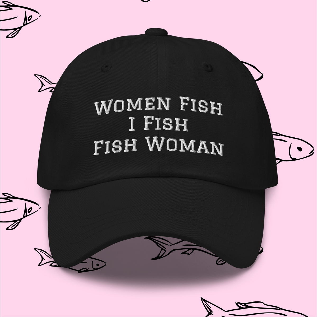 Fish Woman Dad Hat – Shirt Bimbo