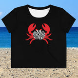 A Crab Is Pinching My Penis Crop Top - Shirt Bimbo - 