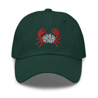 A Crab Is Pinching My Penis Dad Hat - Shirt Bimbo - 