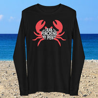 A Crab Is Pinching My Penis Long Sleeve Tee - Shirt Bimbo - 