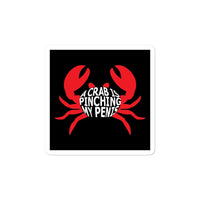 A Crab is Pinching my Penis Stickers - Shirt Bimbo - 