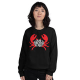 A Crab Is Pinching My Penis Sweatshirt - Shirt Bimbo - Sweatshirts, Hoodies, and Pullovers