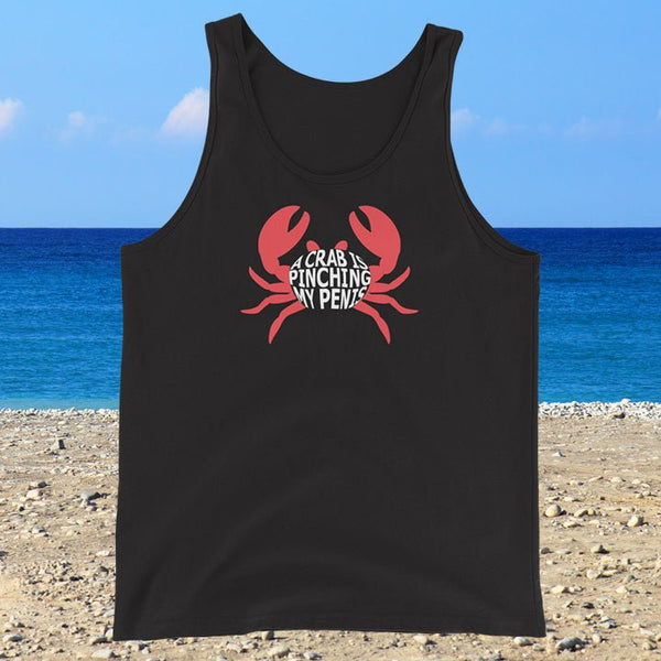 A Crab Is Pinching My Penis Tank Top - Shirt Bimbo - 