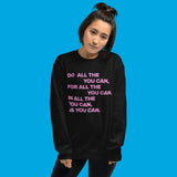 All the You Can Sweatshirt - Shirt Bimbo - 