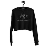 Come and Take It Crop Sweatshirt - Shirt Bimbo - Crop Sweatshirt