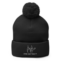 Come and Take It Pom - Pom Beanie - Shirt Bimbo - Hats & Accessories