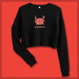 Creature Crop Sweatshirt - Shirt Bimbo - Crop Sweatshirt