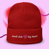 Small Dick Big Heart Beanie