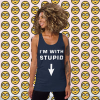 I'm With Stupid - Tank Top