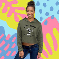 Gay American Mouse - Crop Hoodie