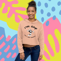 Gay American Mouse - Crop Hoodie