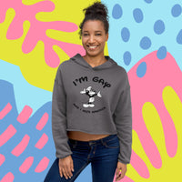 Gay American Mouse - Crop Hoodie