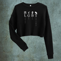 Lesbians Guns Beer Trans Women - Crop Sweater