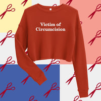 Victim of Circumcision Crop Sweatshirt