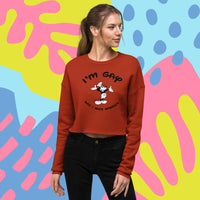 Gay American Mouse - Crop Sweatshirt