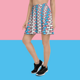 Brick Flowy Skirt