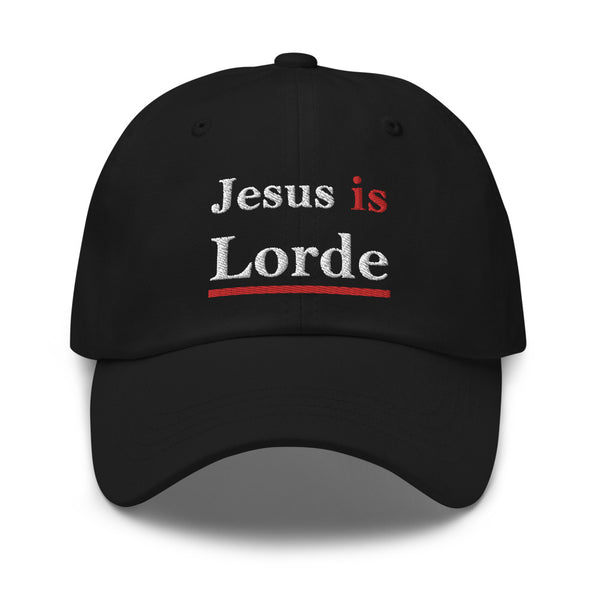 Jesus Is Lorde Dad Hat