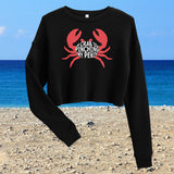 A Crab is Pinching my Penis Crop Sweatshirt