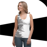Distortion Fitted Tank Top