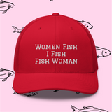Fish Woman Trucker Cap