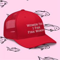 Fish Woman Trucker Cap