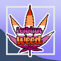 Lesbian Weed Sticker