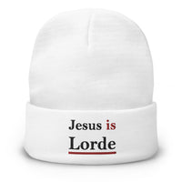 Jesus Is Lorde Beanie