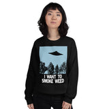 I Want to Smoke Weed Sweatshirt