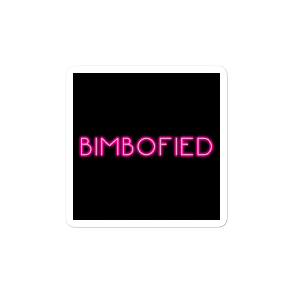 Bimbofied Sticker