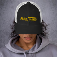 Fake Woman Trucker Cap