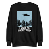 I Want To Smoke Weed Fleece Pullover