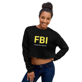 Female Boy Inspector Crop Sweatshirt