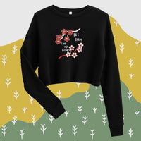 Let Them Find My Bones - Crop Sweatshirt